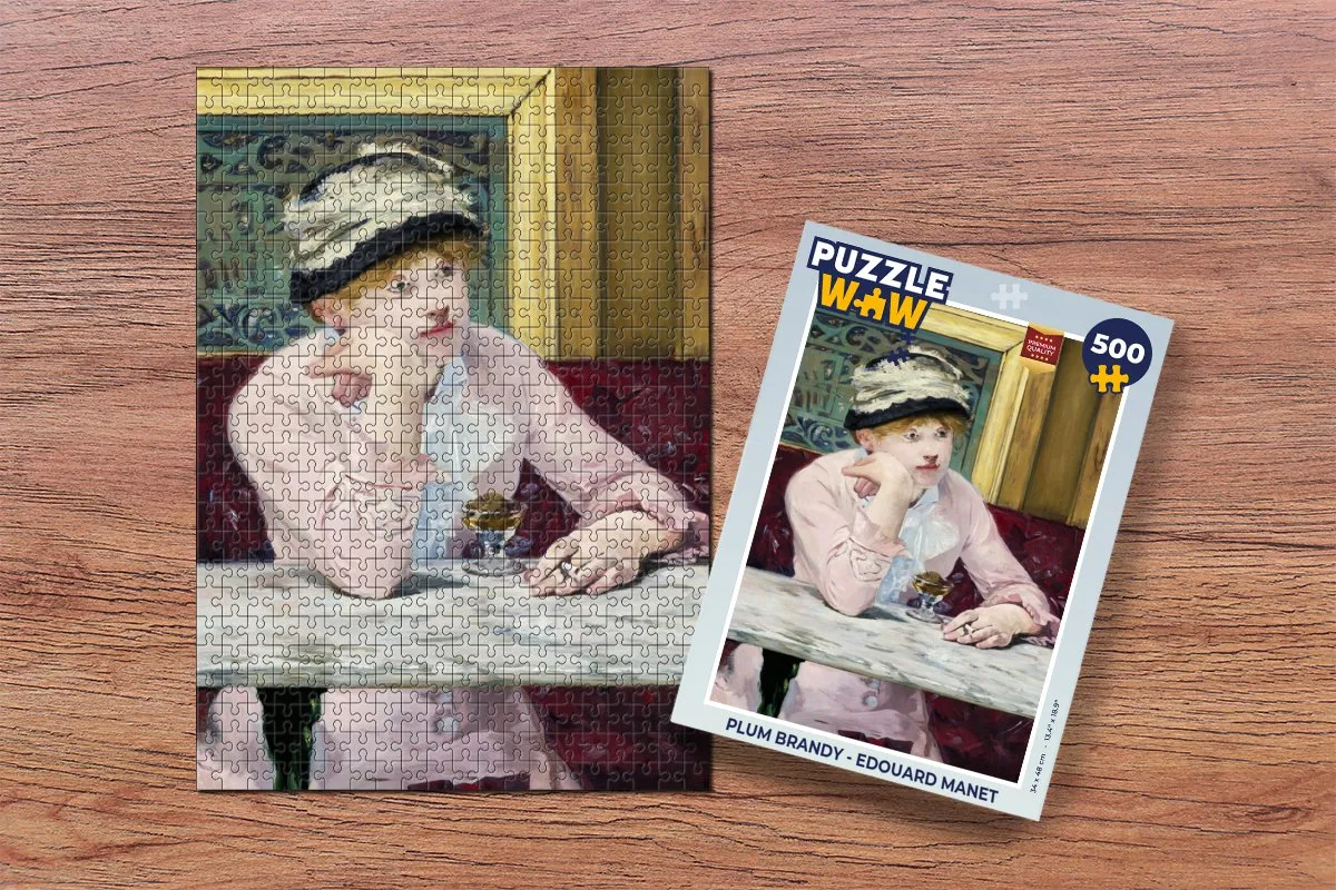 PuzzleWow Legpuzzel Edouard Manet 500 Stuks - Multicolor
