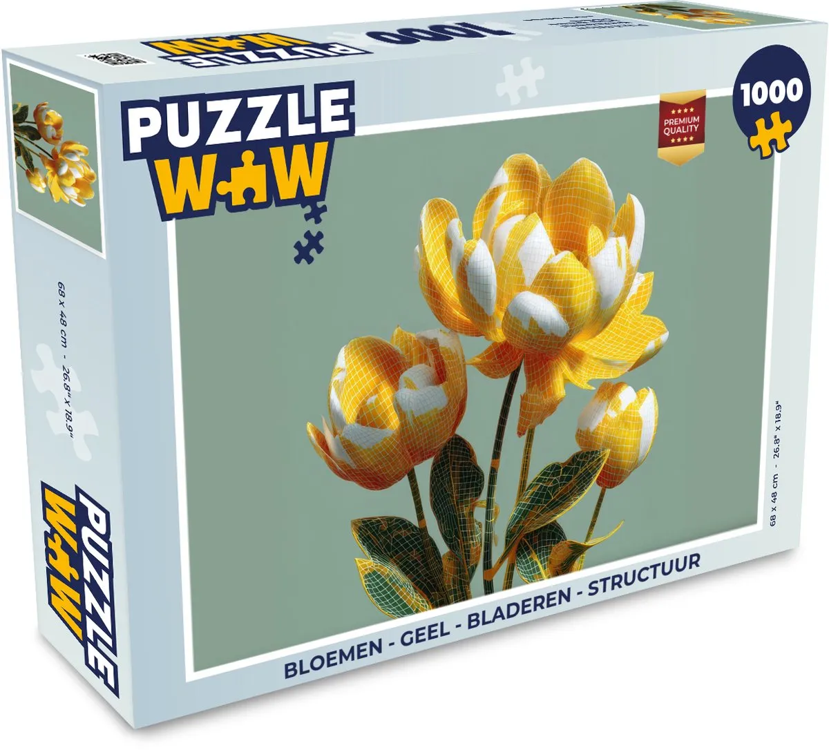 PuzzleWow Bloemen Legpuzzel 1000 Stuks