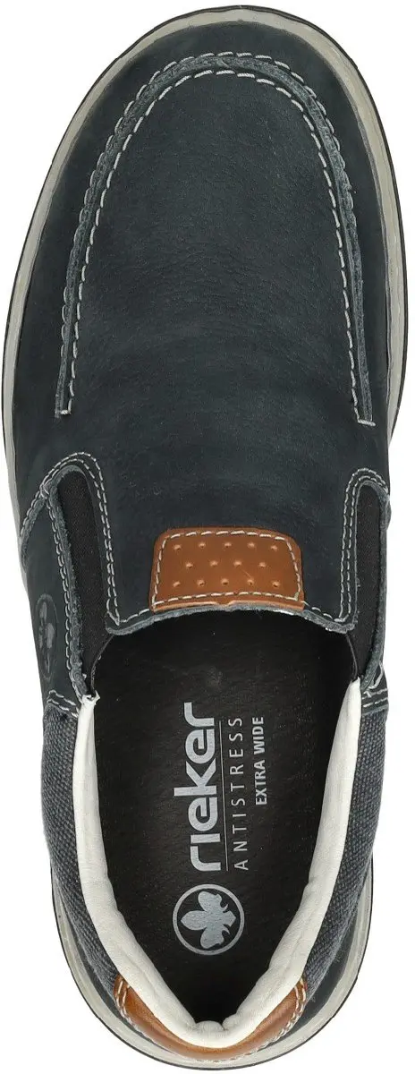 Rieker Instappers blauw - Maat 42