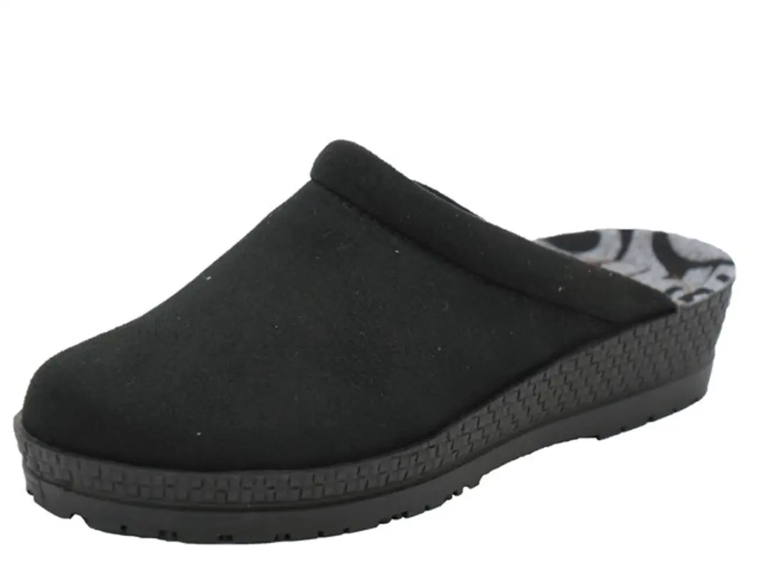 Rohde Dames Pantoffels - Maat 36 - Zwart
