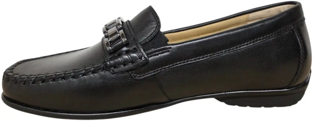 Sioux Cortizia 67745 H Instappers - Zwart Leer Dames - 41