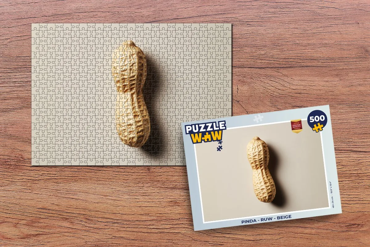 PuzzleWow Puzzel Pinda Legpuzzel 500 Stuks