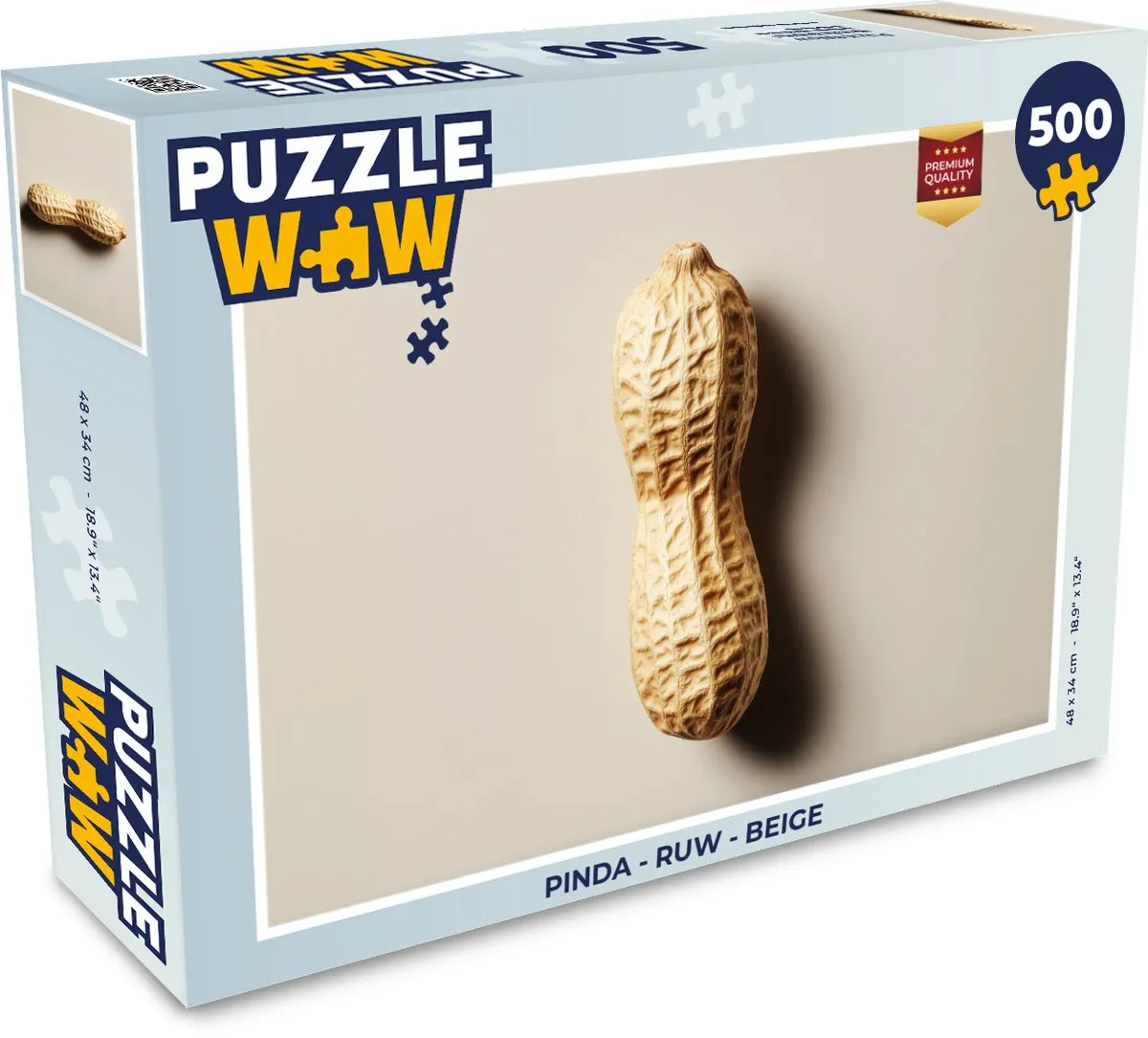 PuzzleWow Puzzel Pinda Legpuzzel 500 Stuks