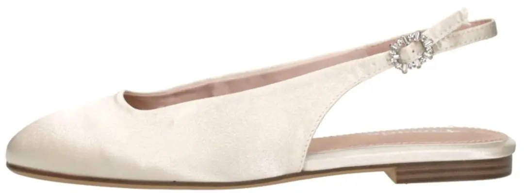 Tamaris Slingbacks Wit Textiel - Maat 38 - afbeelding 2 van 6