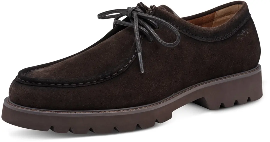 Tamaris heren leren halfschoen 1-13629-47-304 veterschoen bruin