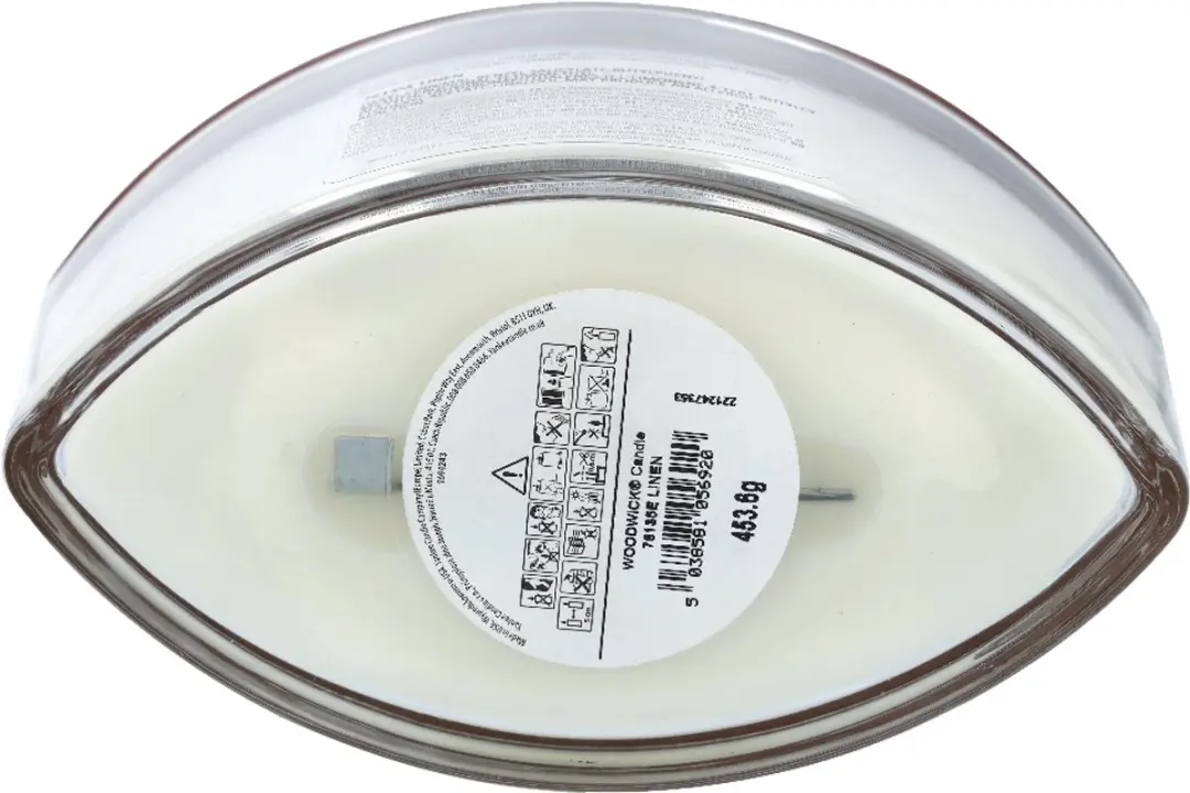 Woodwick Heartwick Flame Ellipse Geurkaars - 50 Branduren - afbeelding 6 van 6