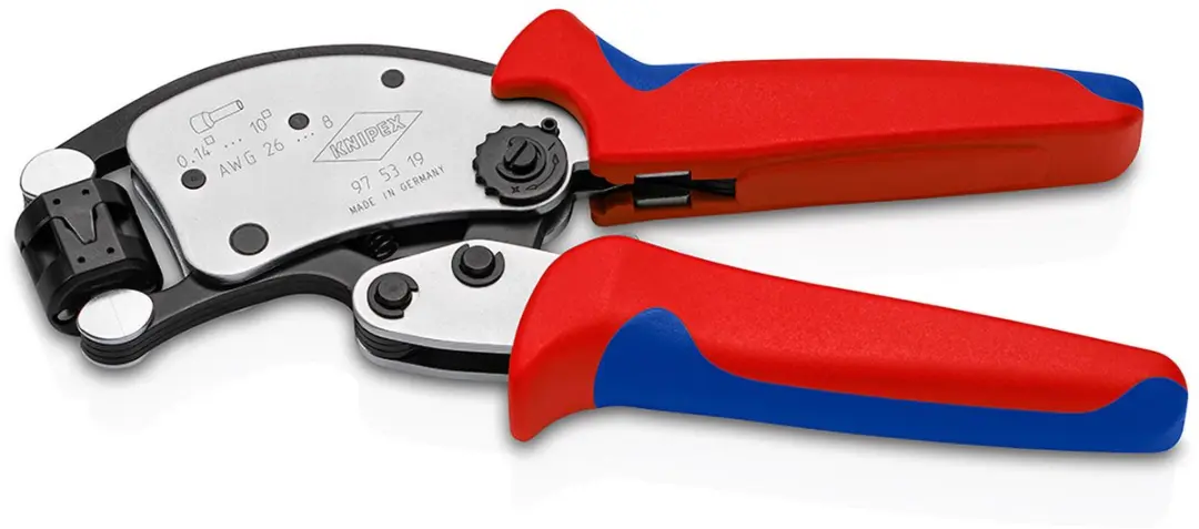 Knipex Twistor® T Crimpzange mit Trapezcrimp 97 53 19 Krimptang