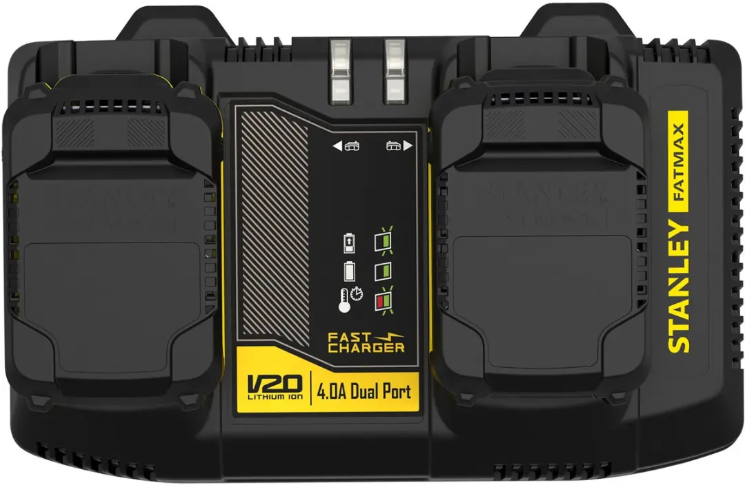 Stanley 4A Oplader SFMCB24-QW - 2 Poorten - Geel