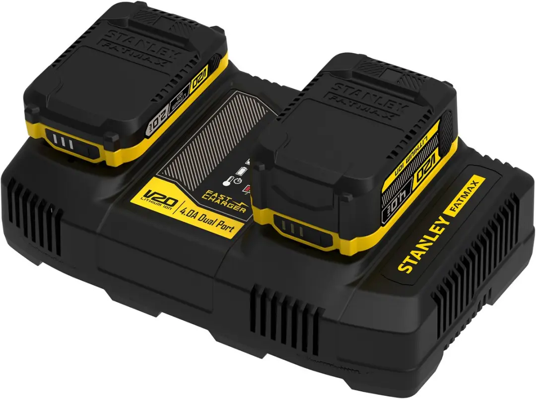 Stanley 4A Oplader SFMCB24-QW - 2 Poorten - Geel
