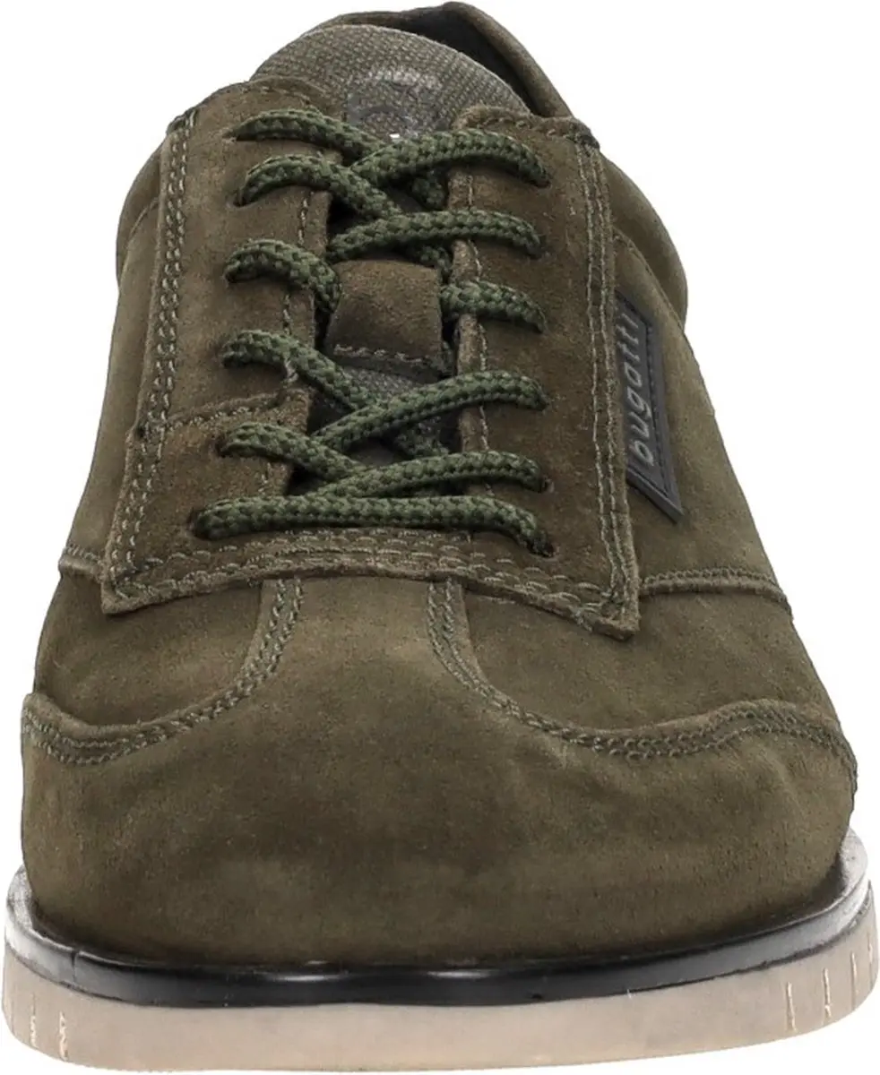 Bugatti Delron Sneakers - Groen Suede - Maat 45 - afbeelding 3 van 6