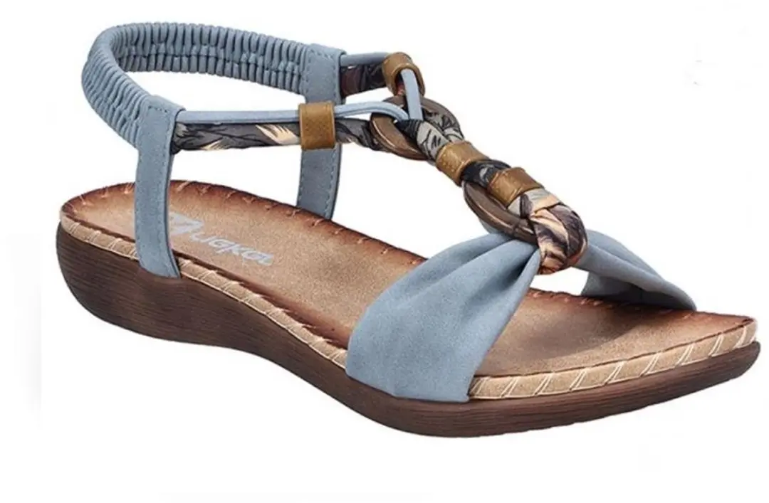 Rieker V7568-14 Dames Sandalen - Blauw - afbeelding 2 van 6