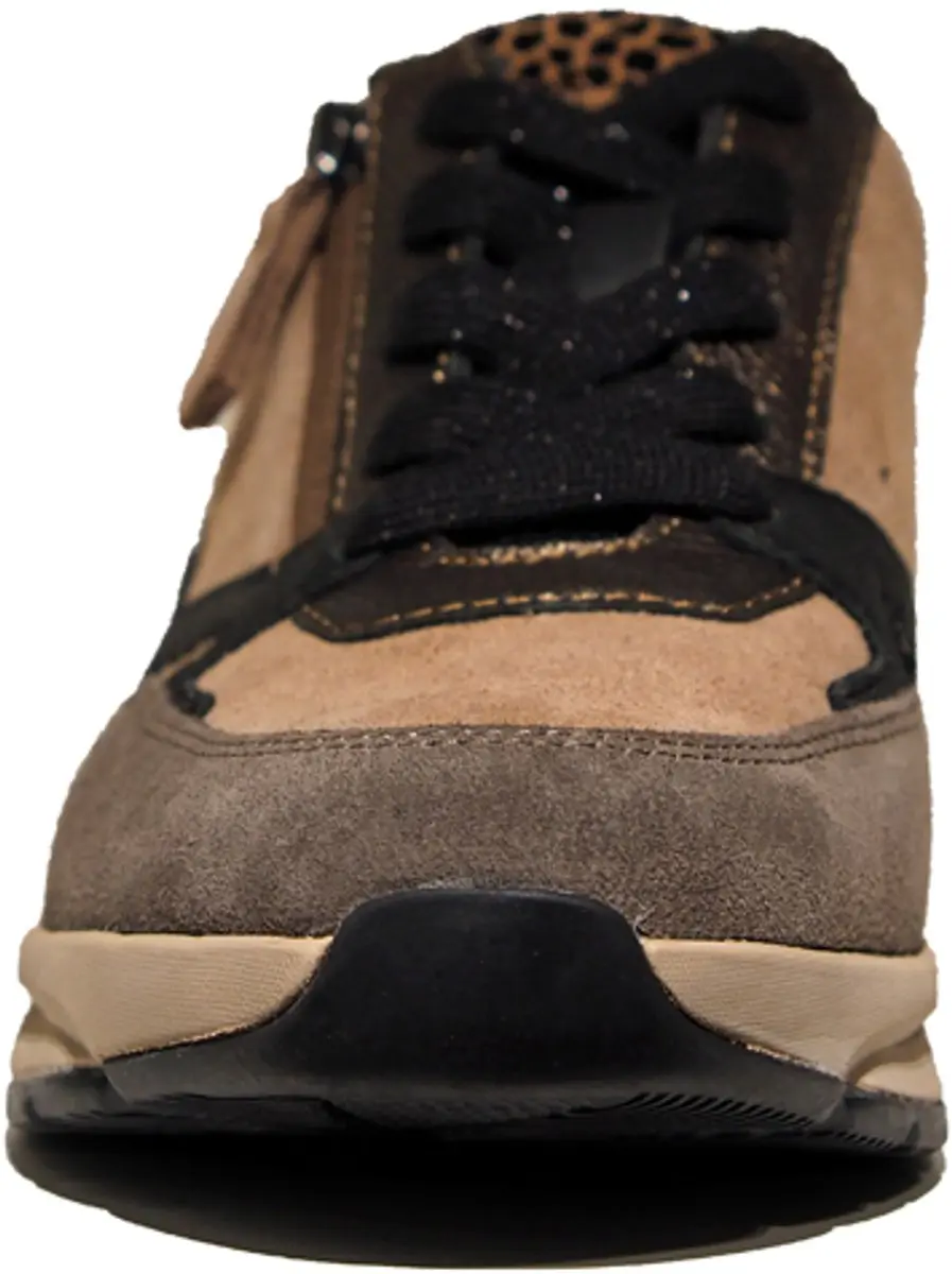 Gabor Rollingsoft 878 Sneakers - Bruin Suede - afbeelding 3 van 6