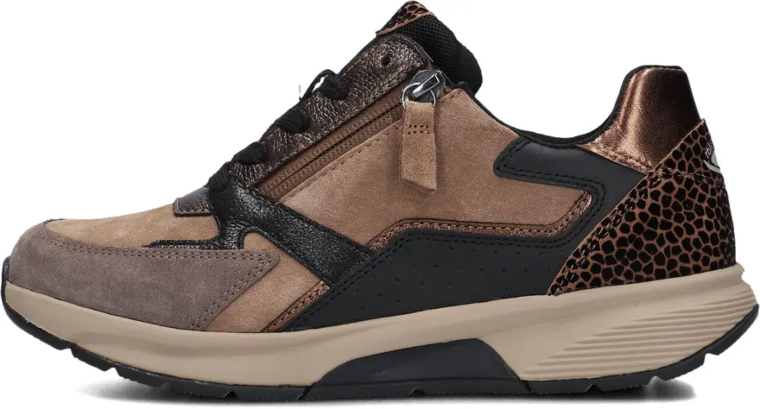 Gabor Rollingsoft 878 Sneakers - Bruin Suede - afbeelding 2 van 6