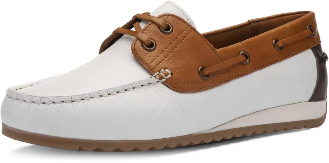 ara Instapschoen New Port white cognac