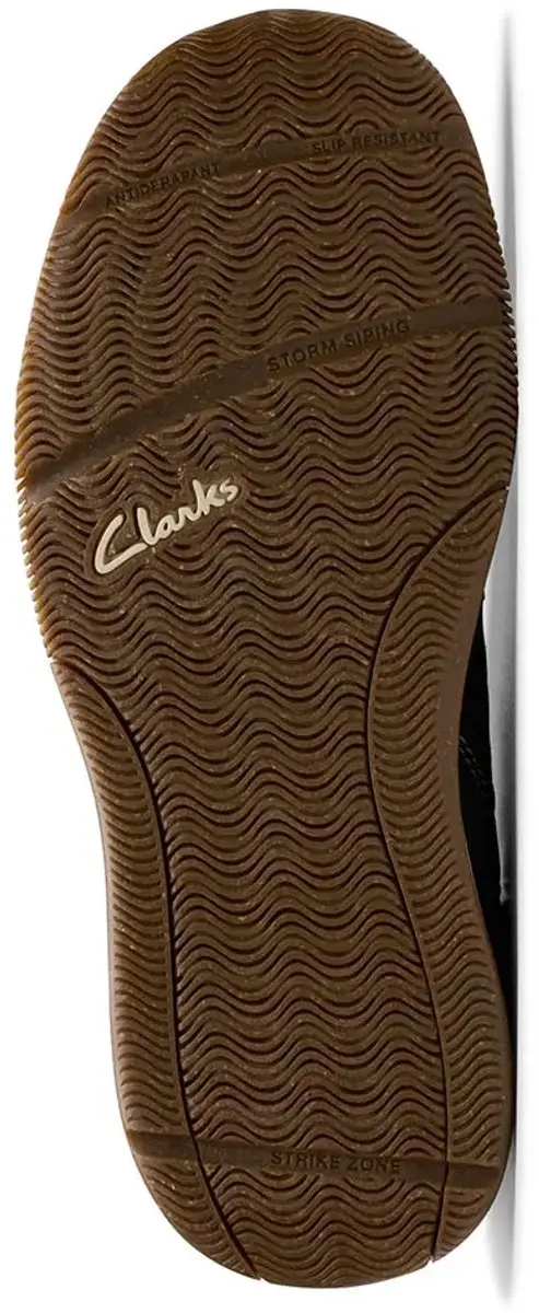 Clarks Sailview Lace Leren Bootschoenen - Marineblauw - afbeelding 6 van 6