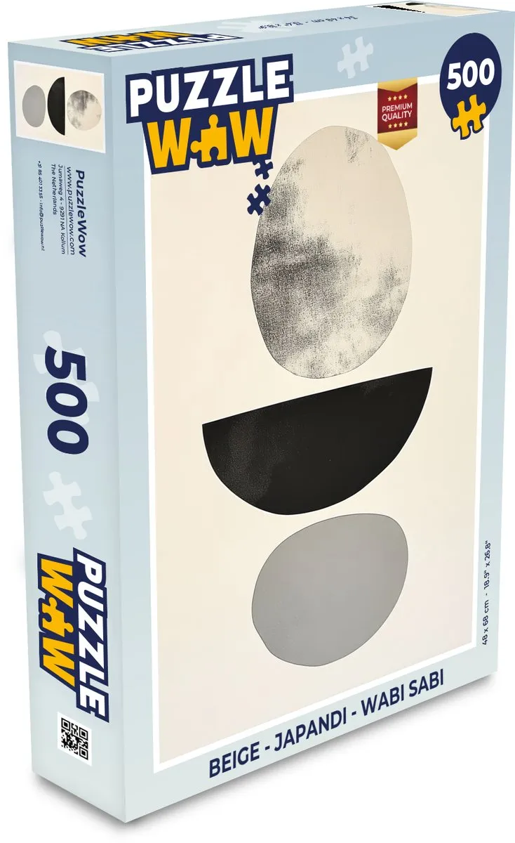 PuzzleWow Japandi Legpuzzel 500 Stuks