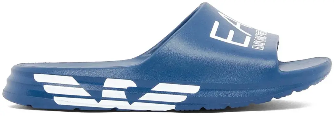 Ea7 Emporio Armani Crusher Distance Slippers Blauw EU 43