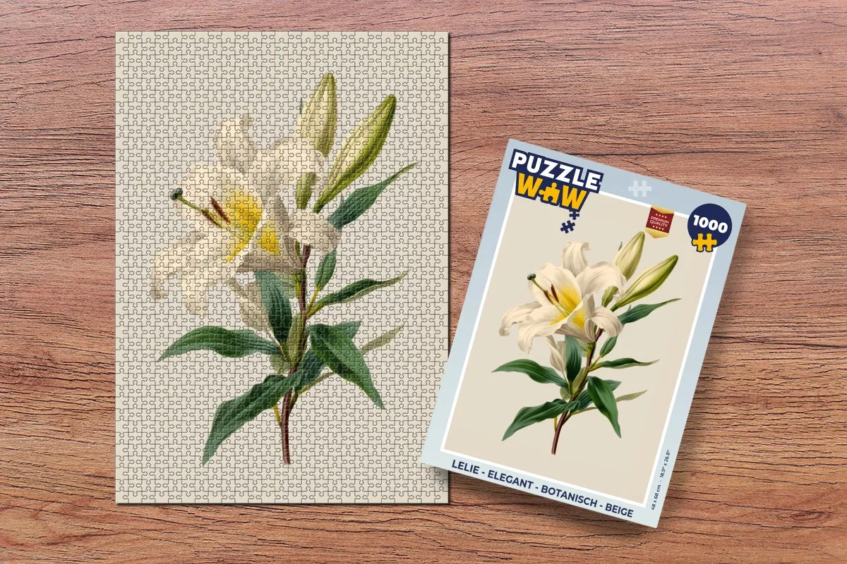 PuzzleWow Botanische Lelie Legpuzzel 1000 Stuks