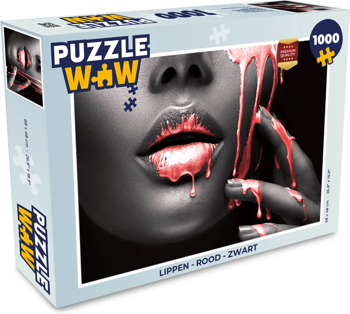 PuzzleWow Legpuzzel 1000 Stuks - Multicolor