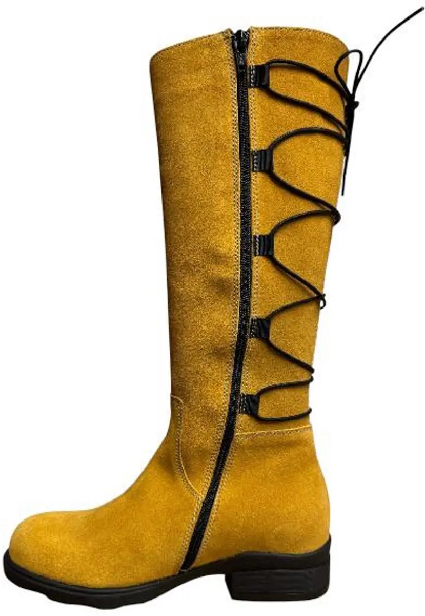 Wolky Longview Suede Laars - Oker - 38