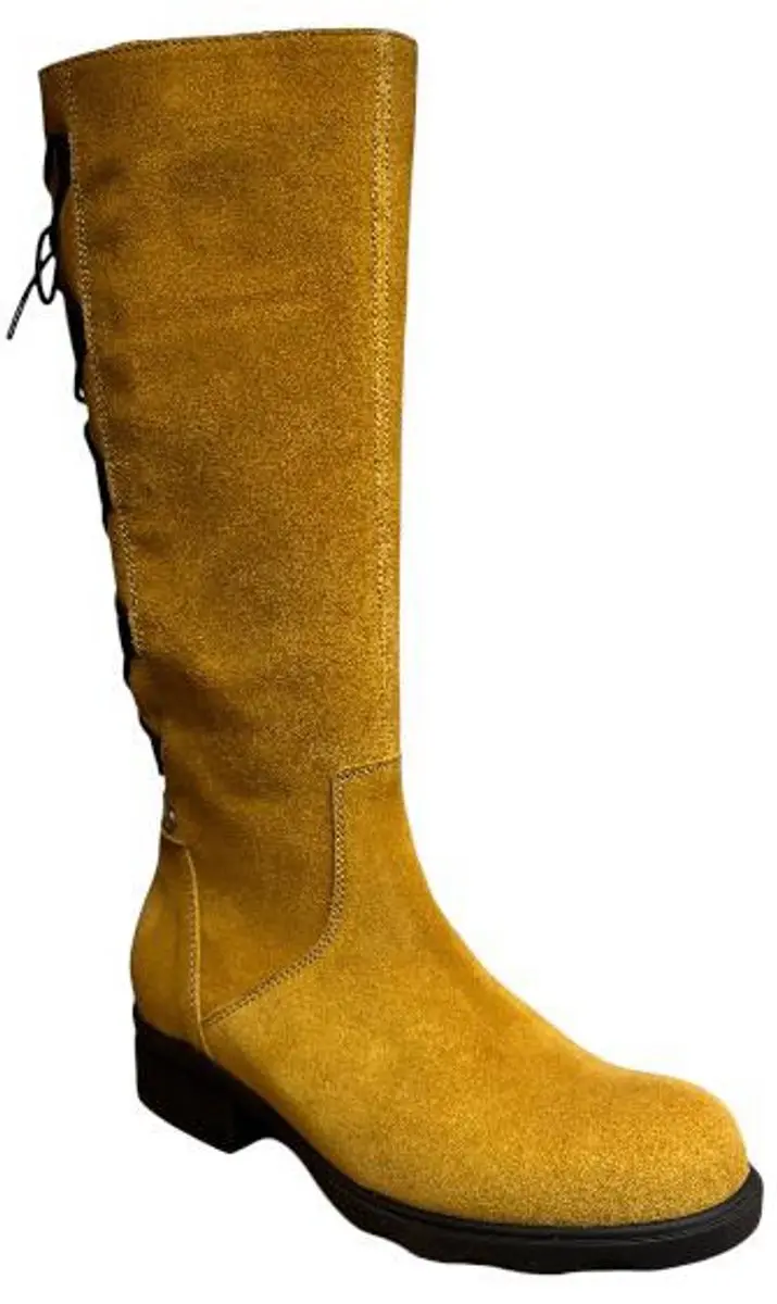 Wolky Longview Suede Laars - Oker - 38