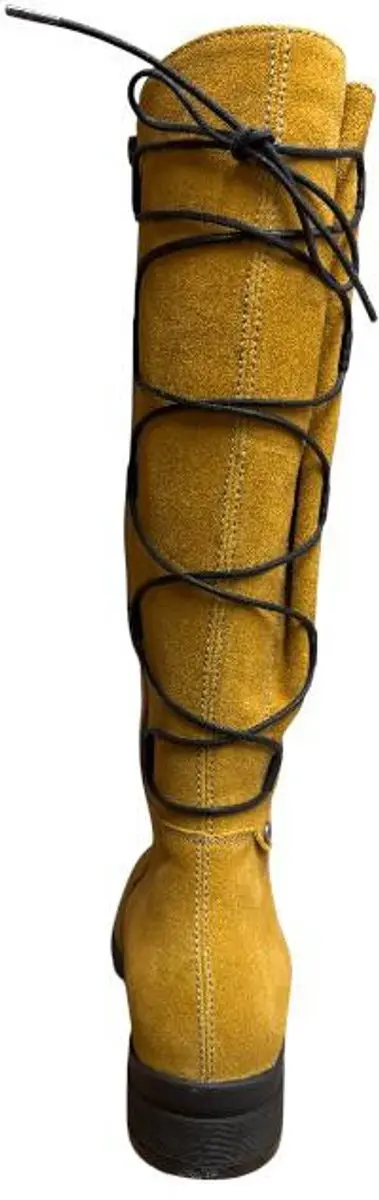 Wolky Longview Suede Laars - Oker - 38