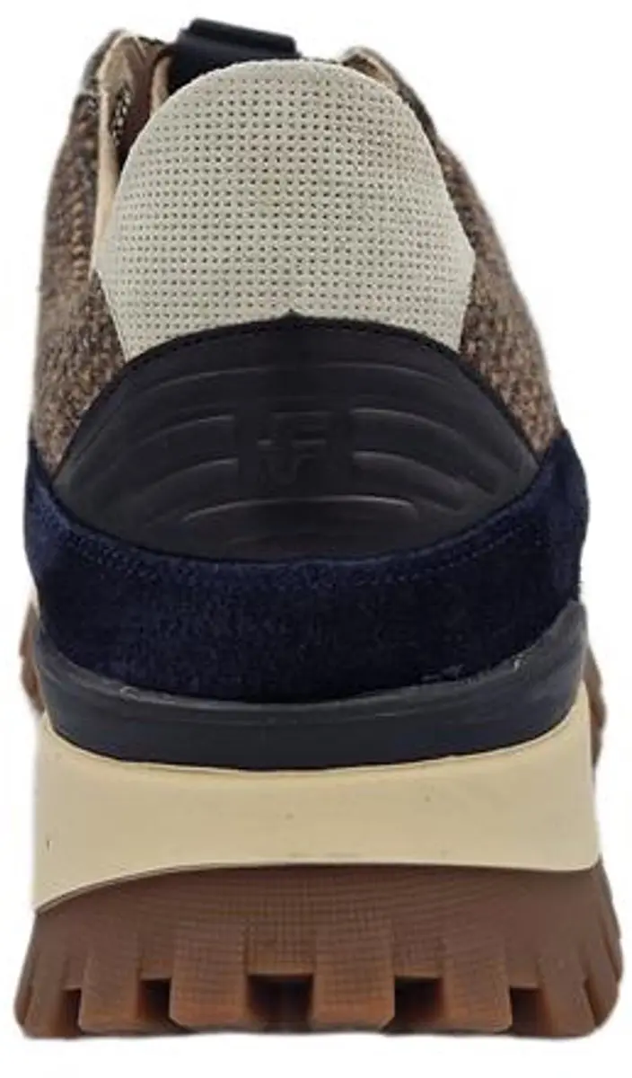Floris van Bommel - DE GROMMER 05.10 - Lage sneakersVrije tijdsschoenenHeren sneakers - Kleur: Bruin - Maat: 42