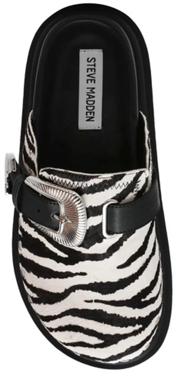 Steve Madden Offbeat-L Klompen - Zebra 37