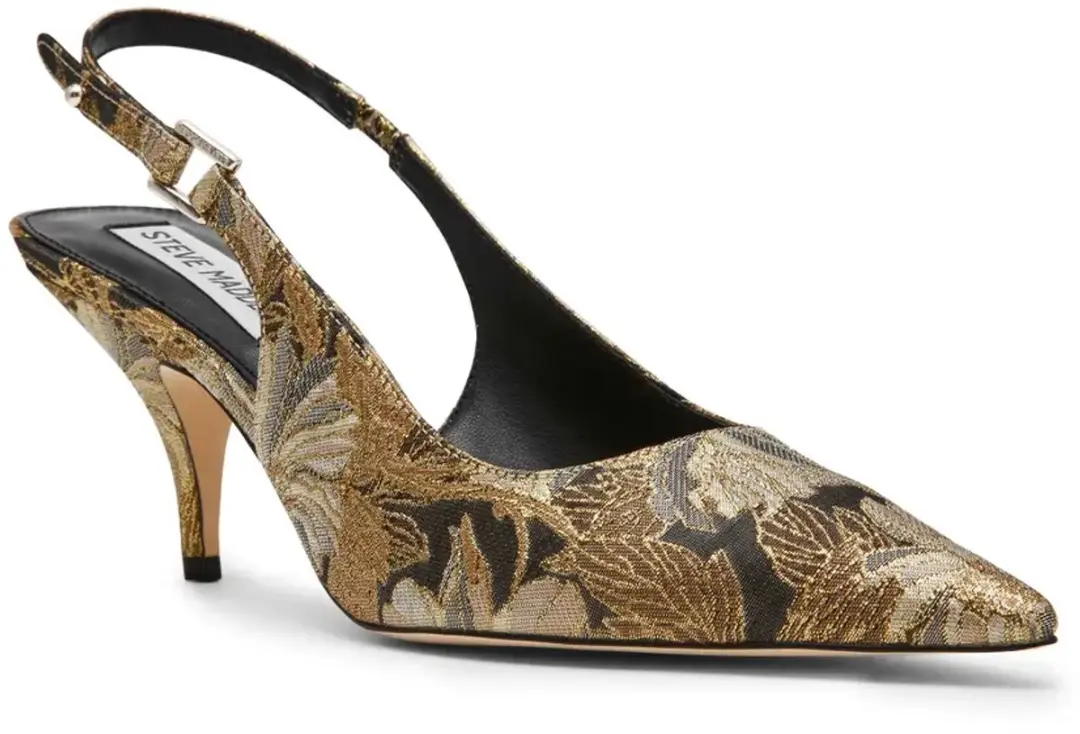 Steve Madden Palma Ballerina's - Goud/Zwart - Maat 41 - afbeelding 4 van 6