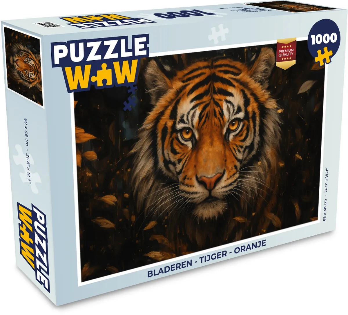PuzzleWow Tijger Legpuzzel 1000 Stuks