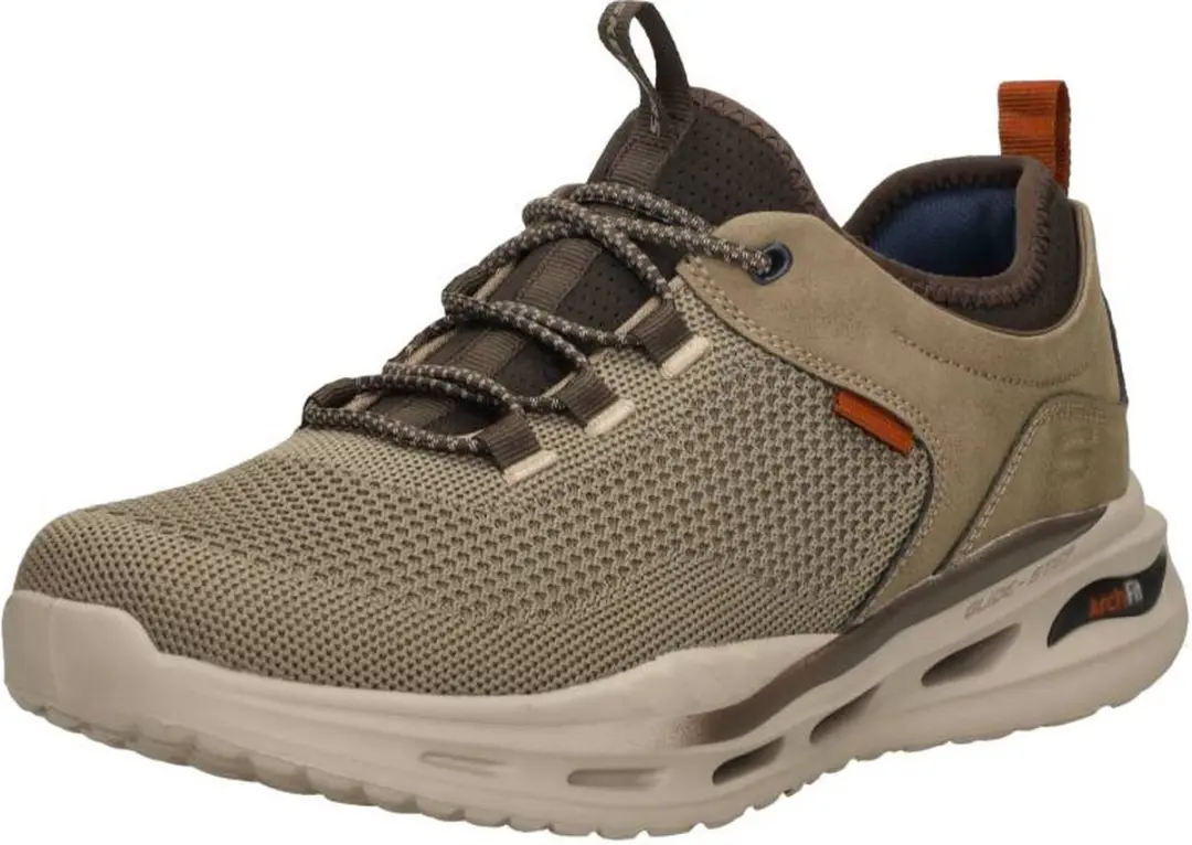 Skechers Arch Fit Orvan - Percer - Heren Instappers - Khaki - afbeelding 4 van 6
