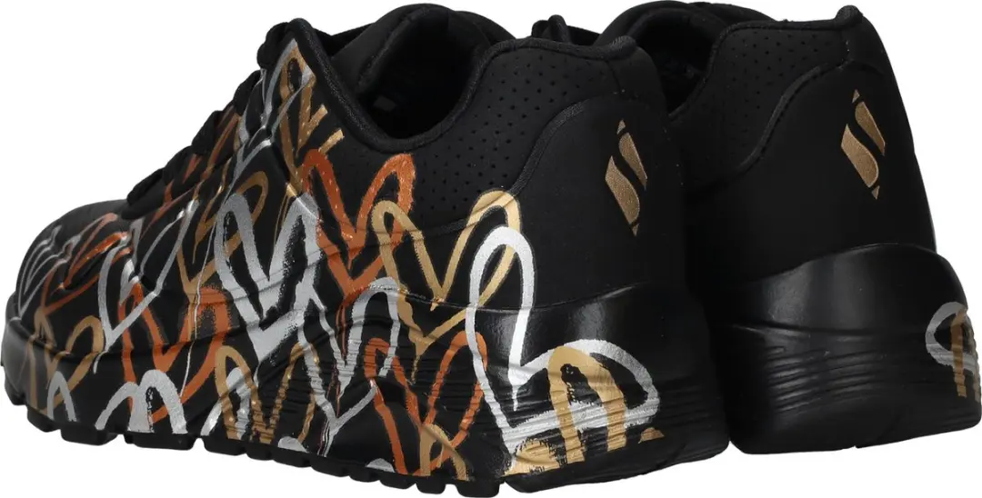 Skechers Uno Lite Metallic Love Meisjes Sneakers - 32 - afbeelding 4 van 6