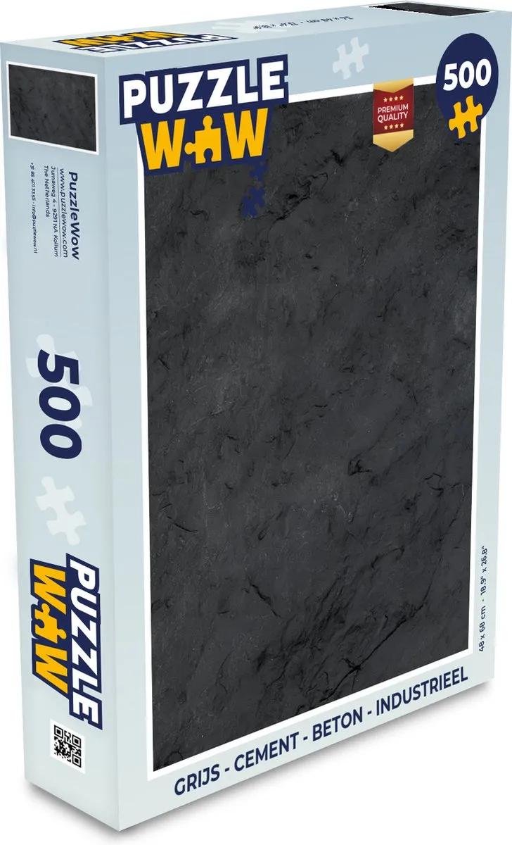 PuzzleWow Industriele Legpuzzel 500 Stuks - Multicolor