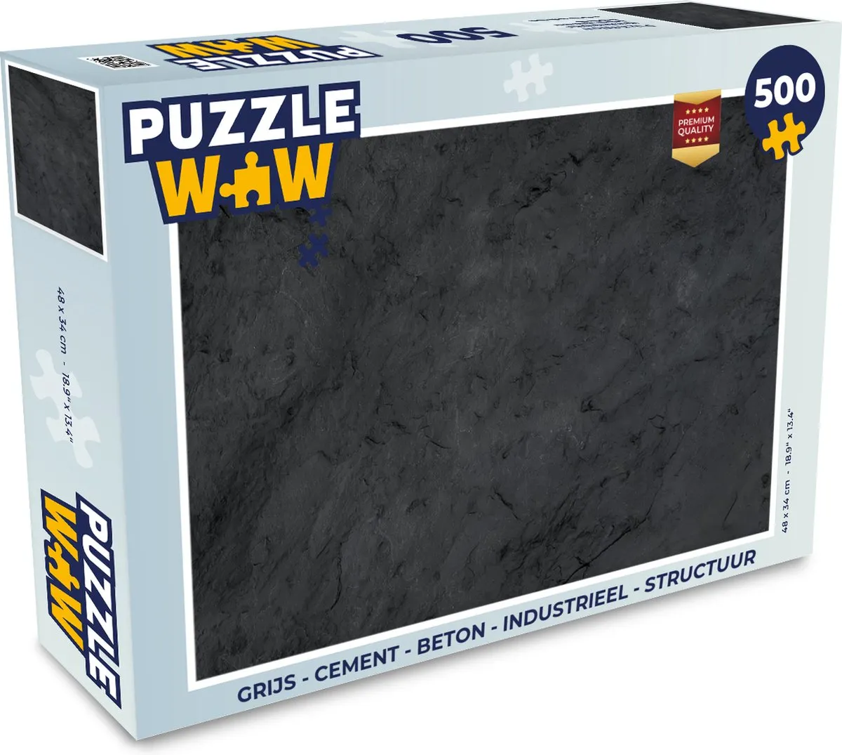 PuzzleWow Industriele Legpuzzel 500 Stuks - Multicolor