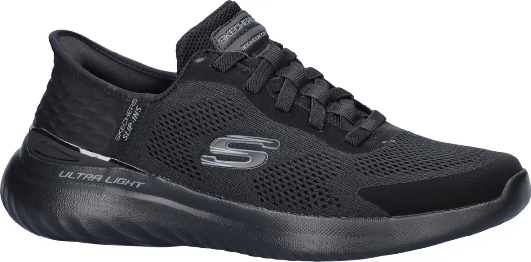 Skechers Hands Free Slip-Ins Bounder 232459-BBK Heren Sneaker - Zwart - afbeelding 6 van 6