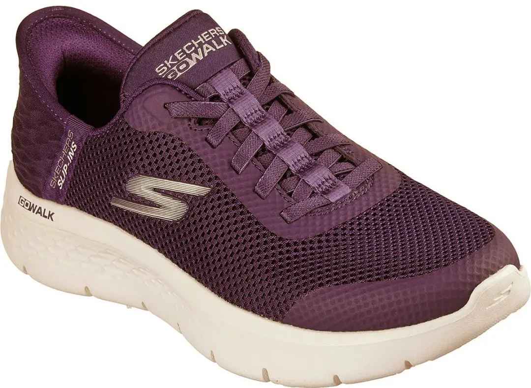 Skechers Go Walk Flex Grand Entry Slip-Ins Sneakers - Dames 41 - Paars