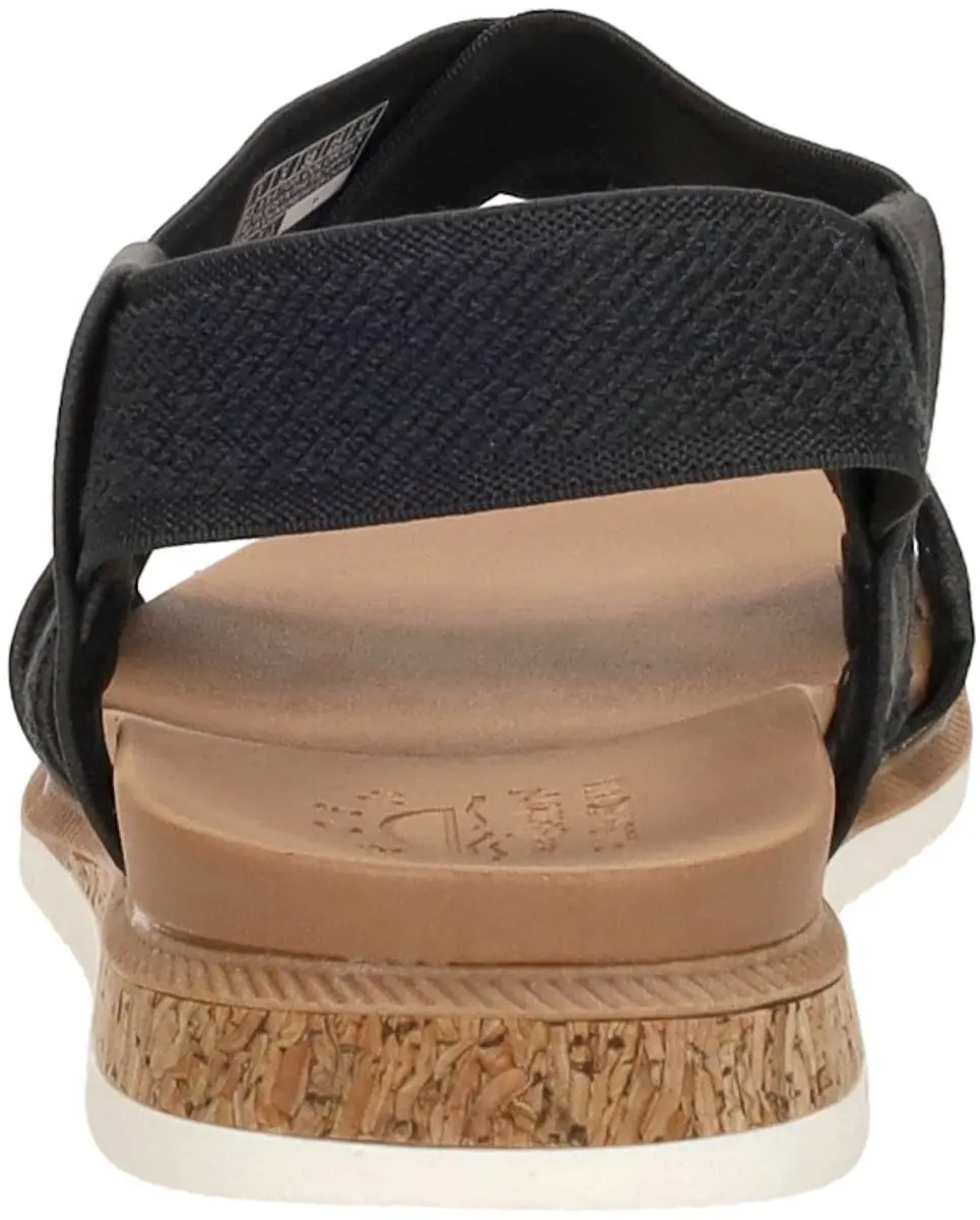 Skechers Bobs Desert Kiss Low Sandalen Plat - zwart - Maat 39 - afbeelding 6 van 6