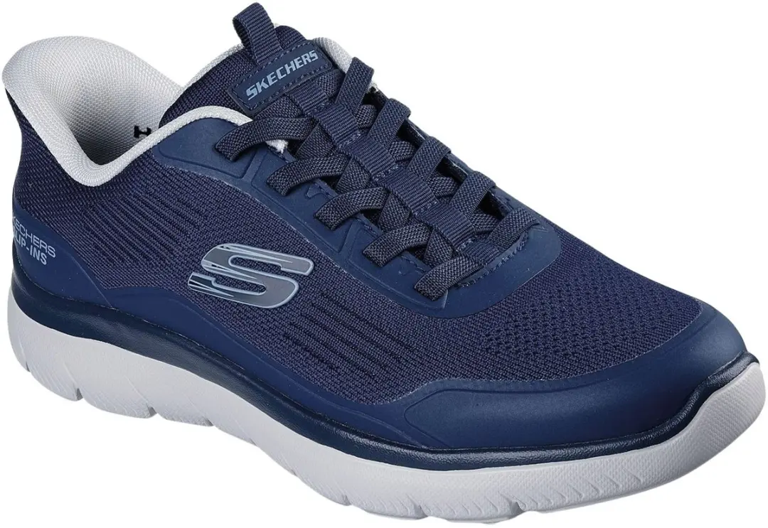 Skechers Summits Leyter Sneakers Heren - 42 - Donkerblauw/Zwart - afbeelding 2 van 6