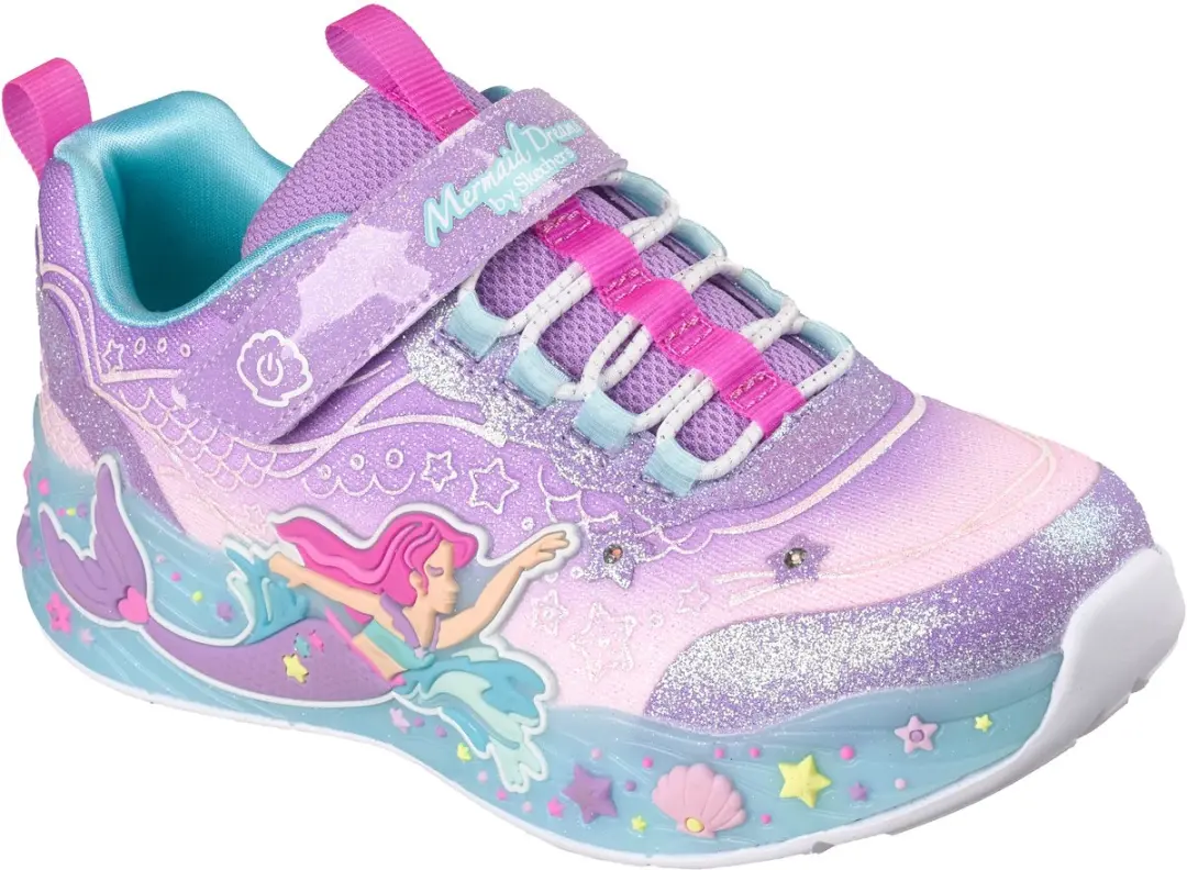 Skechers Mermaid Dreams Meisjes Sneakers - Lavendel - afbeelding 5 van 6
