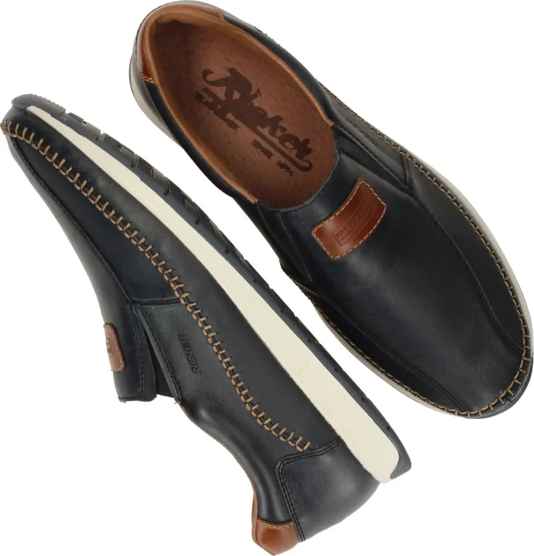 Rieker Instappers 327235 - Blauw - Maat 45 - afbeelding 6 van 6