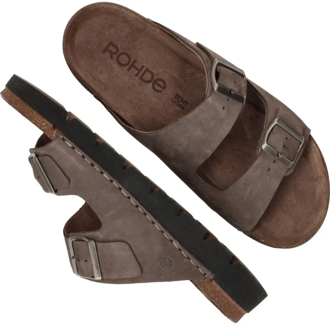 Rohde 6703 71 Slippers Bruin Heren - 42 - afbeelding 6 van 6