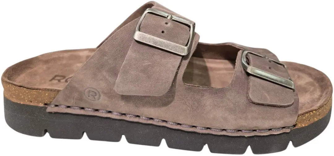 Rohde 6703 71 Slippers Bruin Nubuck Heren