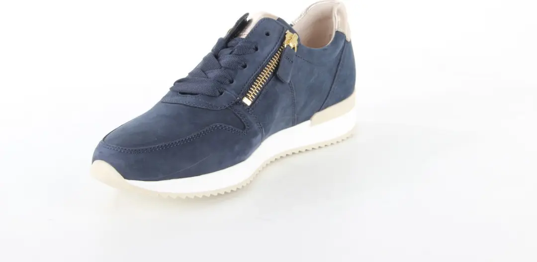 Gabor Dames Sneakers - Blauw Leer - afbeelding 3 van 6
