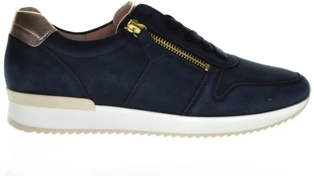 Gabor Dames Sneakers - Blauw Leer - afbeelding 4 van 6