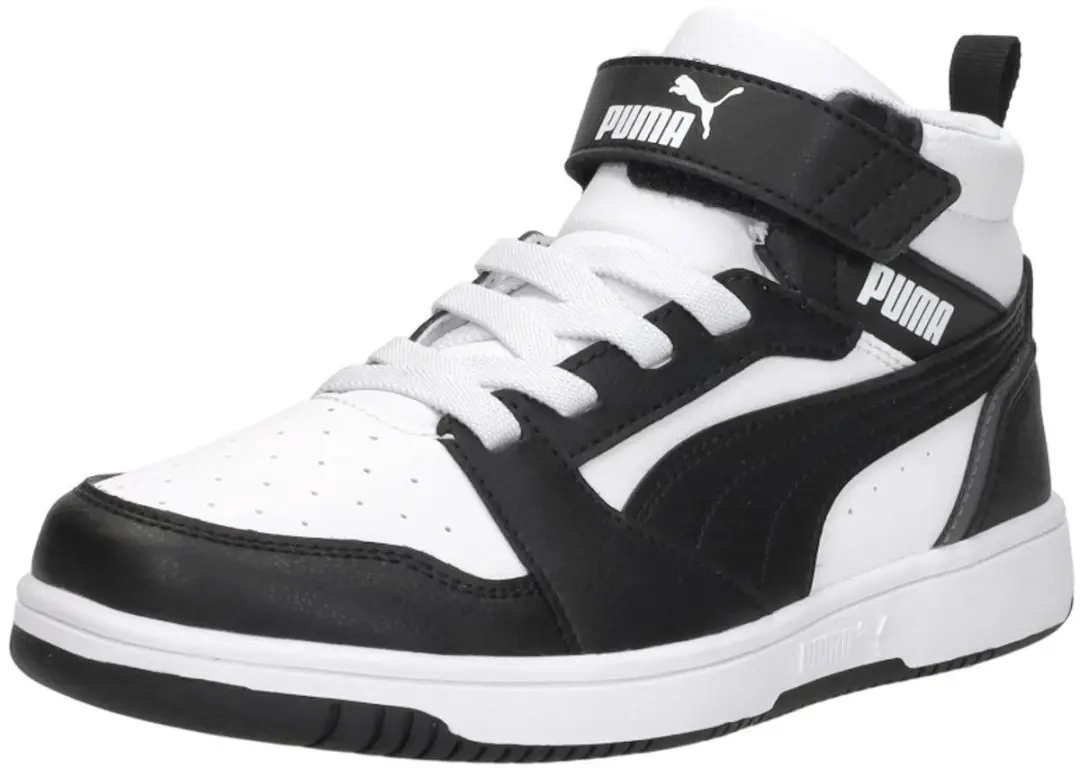 PUMA Rebound V6 Mid AC+ PS Sneakers - PUMA White/Black/Grijs - afbeelding 5 van 6