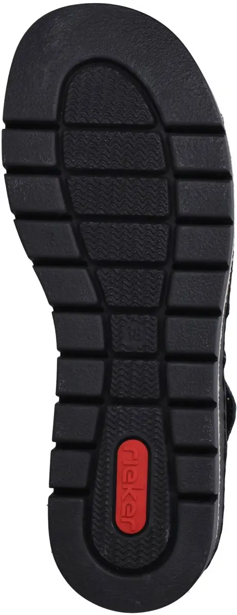 Rieker Plat Sandalen - Maat 36 - Zwart - afbeelding 5 van 6