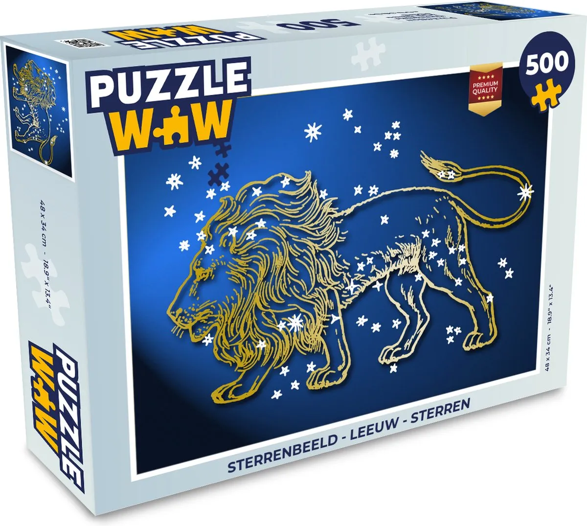 PuzzleWow Sterrenbeeld Leeuw Legpuzzel 500 Stuks