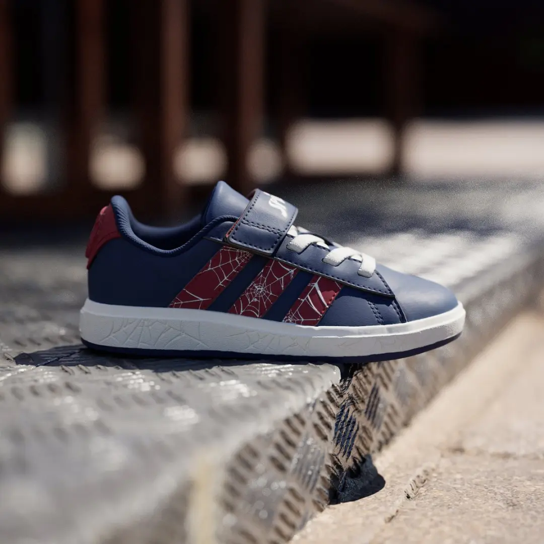 adidas Marvel Spider-Man Grand Court NRC22 - Kinderschoenen - Blauw - afbeelding 5 van 6