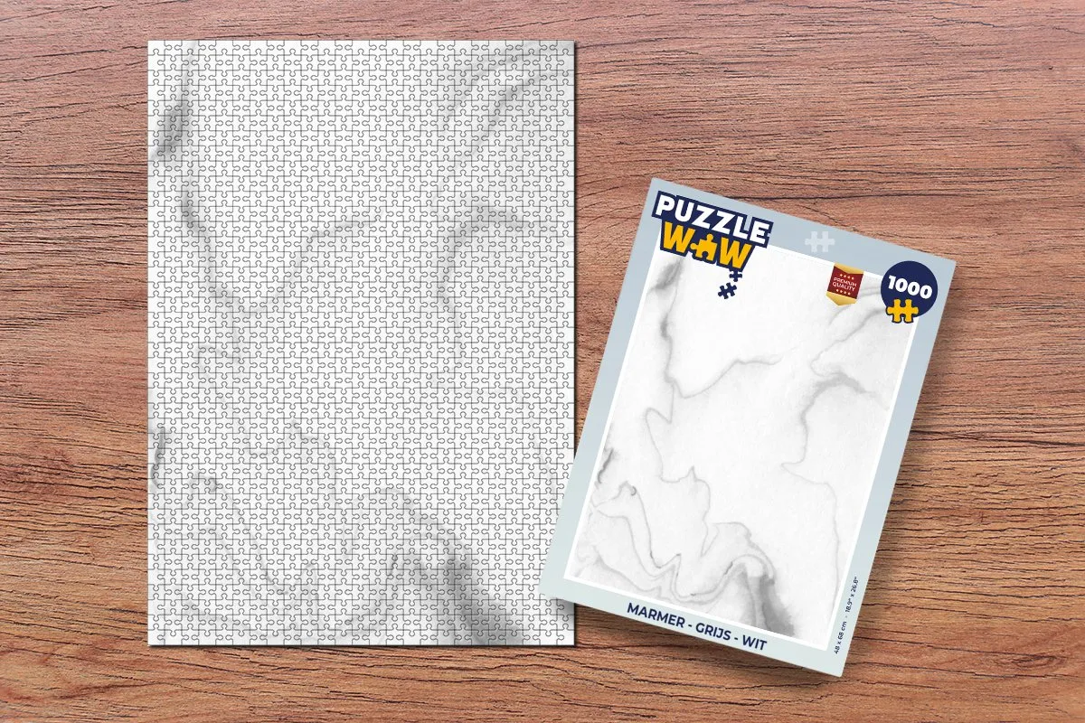 PuzzleWow Marmerlook Legpuzzel 1000 Stuks - Multicolor