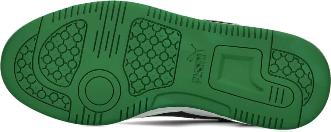 PUMA Puma Rebound V6 Lo Jr Unisex Sneakers - PUMA White-PUMA Black-Archive Green - afbeelding 6 van 6